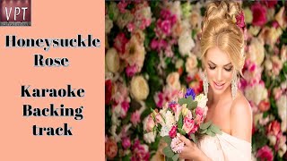 Honeysuckle Rose karaoke backing track bossa beat [upl. by Mowbray210]