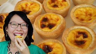 Pasteis De Nata From Scratch  Original Portuguese Recipe  Homemade Puff Pastry  Egg Cream [upl. by Jamila262]