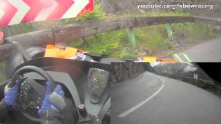 KTM XBow  CRASH on iced road [upl. by Anahsal]