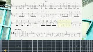 Backingtrack Suspended 4th  Stratocaster Seaside ‘22 BASS TABS no vocal no guitar [upl. by Pandora]