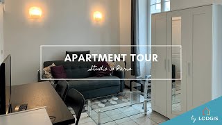 Apartment Tour  Furnished 20m2 in Paris – Ref  1186653 [upl. by Dianuj605]