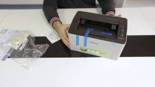 Unboxing Samsung Xpress M2022 [upl. by Ridan491]