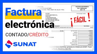 Cómo Emitir una FACTURA ELECTRÓNICA Sunat 2023  Paso a paso [upl. by Koehler]