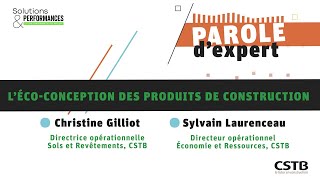 Écoconception des produits de construction [upl. by Christoffer]