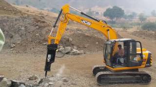 Jcb js 120 with Rock breaker [upl. by Entroc516]