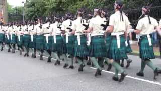 The Royal Scots Borderers 1st Battalion The Royal Regiment of Scotland Holyrood rehearsal [upl. by Anaihr]