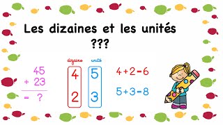 Maths CP  les dizaines et les unités comment ça marche Comment lexpliquer aux enfants [upl. by Wilmette]