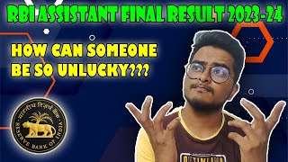 My RBI ASSISTANT FINAL RESULT 202324  RBI ASSISTANT SCORECARD rbi rbiassistantresult rbiresults [upl. by Madoc]