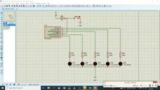 12F675 Tutorial  04  PIC12F675 Led Chaser Effects amp short code tips in Mikroc pro in Pic [upl. by Rehtaef95]