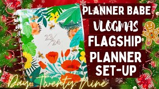 ✨PLANNER BABE VLOGMAS ✨ DAY TWENTYNINE ✨ 2023 CREATIVE PLANNER ✨ FLIPTHROUGH amp SETUP ✨ [upl. by Synned]