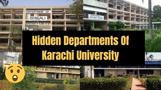 Hidden Departments Of Karachi University  Life Of KU [upl. by Donohue]