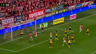 Highlights Goal Tomas Chory Slavia Praha 20 Royale Union SG [upl. by Enamrahc]