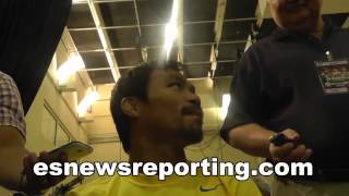 pacquiao vs algieri  does manny pacquiao think about loss to marquez [upl. by Ille582]