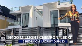 5 Bedroom Luxury duplex with a Swimming pool Cinema and Rooftop terrace in lekki Lagos Nigeria [upl. by Anivla]