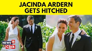 New Zealand ExPrime Minister Jacinda Ardern Weds Longtime Partner  Jacinda Ardern Wedding  N18V [upl. by Herbie770]