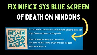 How to Fix wificxsys Blue Screen of Death on Windows 11 [upl. by Nahamas]