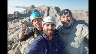 PICOS DE EUROPA ESCALADA AL MONTE URRIELLU  NARANJO DE BULNES  DIRECTA DE LOS MARTINEZ 280721 [upl. by Campman]