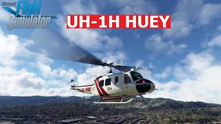 UH1H Huey  Microsoft Flight Simulator 2020 [upl. by Voltz862]