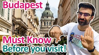 BUDAPEST 15 Things you MUST KNOW before visiting  Hungary Travel Guide [upl. by Jeanette171]