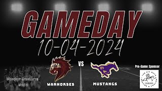 Devine Warhorses Vs Marble Falls Mustangs 10324 [upl. by Borlase898]