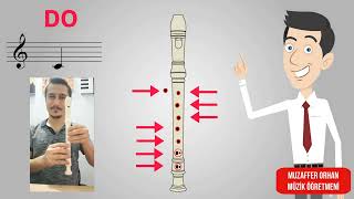 Blok Flüt Öğreniyorum  Mi  Re  Do Notaları [upl. by Seko]