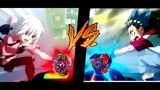 BEYBLADE BURST  Valtryek V2 Vs Spryzen S2  Hasbro Battle [upl. by Enaek320]