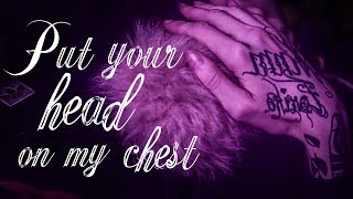 ASMR  Put your head on my chest while I stroke your hair [upl. by Fariss]