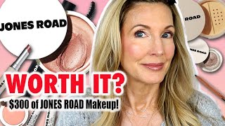 I Tried 300 of Jones Road Makeup  Mature Skin Wear Test [upl. by Anowahs]