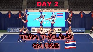 DAY 2 Team Thailand Mixed  Cheerleading World Championship 2019 [upl. by Vaclav]