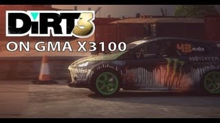 DiRT 3 on Intel GMA x3100 [upl. by Ahtenek]