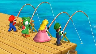 Mario Party 9 Step It Up  Peach vs Mario vs Luigi vs Yoshi Master Difficulty Cartoons Mee [upl. by Morgenthaler]