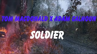 Tom Macdonald amp Adam Calhoun  Soldier Lyric Video  Brave Album [upl. by Sedda]