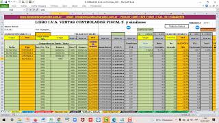 EXCEL IVA DJ con PORTAL IVA incluye TXT  PRORRATEO CF Y MACRO [upl. by Artenra]