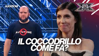 Michele Vinci ha una domanda IL COCCODRILLO COME FA 🐊 X FACTOR 2024 AUDIZIONI [upl. by Ardnaet]