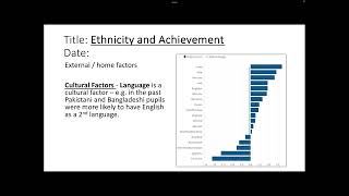 Ethnicity and achievement in education GCSE sociology [upl. by Nelan]