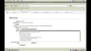 Drucker installieren  einrichten unter Linux  mit CUPS [upl. by Gardy]