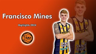 Francisco Mines Highlights 2024  Club Libertad de Sunchales  Liga Federal de Básquet [upl. by Crompton505]