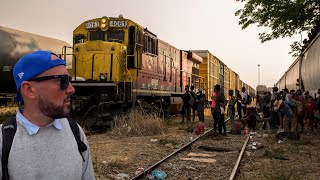 Riding Mexicos Deadly Migrant Train The Beast [upl. by Ollayos]