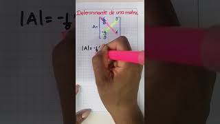 Determinante de una matriz 2x2 con fraccionarios  La Prof Lina M3 [upl. by Eiryk]