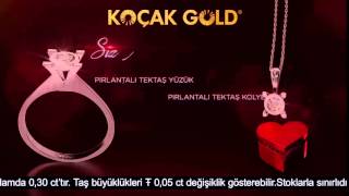 Koçak Gold Sevgililer Gününe özel Pırlanta Set [upl. by Stephine]