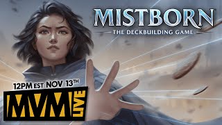 MISTBORN DeckBuilding Game  Full Game Live Play [upl. by As]