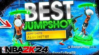 The BEST JUMPSHOTS for EVERY THREE POINT RATING  HEIGHT on NBA 2K24 [upl. by Romy]