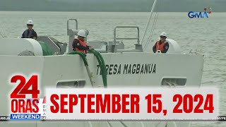 24 Oras Weekend Express SEPTEMBER 15 2024 HD [upl. by Adler]