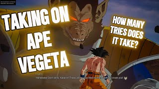 Taking On Ape Vegeta How Many Tries Does It Take [upl. by Wanonah360]