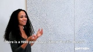 Yayoi Kusamas Infinity Net Paintings  Video in American Sign Language ASL [upl. by Vizzone]