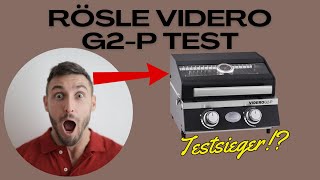 RÖSLE VIDERO G2P Test amp Erfahrungen  GasgrillTischgrill [upl. by Osher]