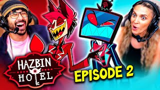 HAZBIN HOTEL Episode 2 REACTION 1x02 quotRadio Killed The Video Starquot Review  Stayed Gone  Sorry [upl. by Nnayr332]