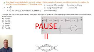 4F Electricity and Magnetism  Ohms Law and ohmic and nonohmic resistors [upl. by Wera968]