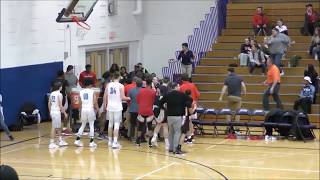 Basketball game suspended after fight between Onondaga Corning community colleges [upl. by Hastings535]