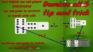 How To PLay Domino All Five [upl. by Eizzo834]